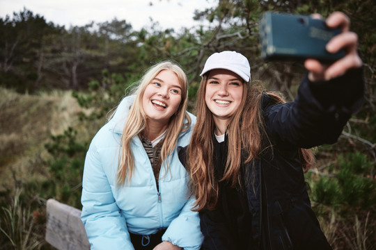 samen op de foto